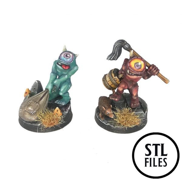 Eye Minions STL Files