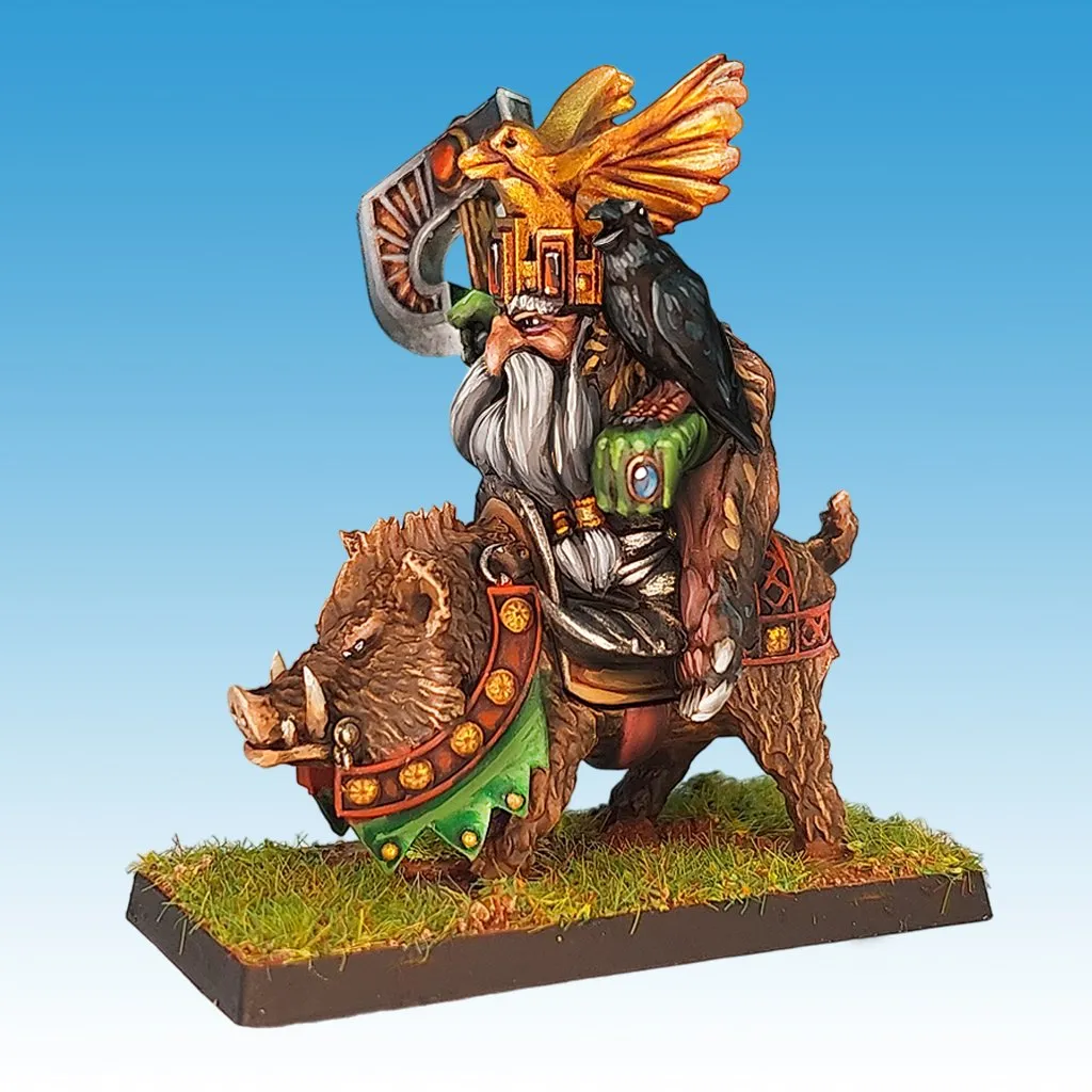 Dwarf King on Boar - Image 2