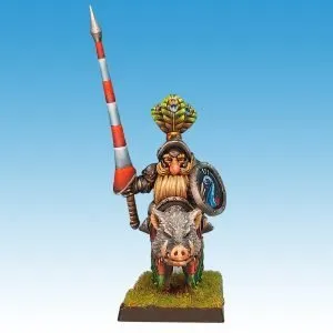 Dwarf Paladin on Boar
