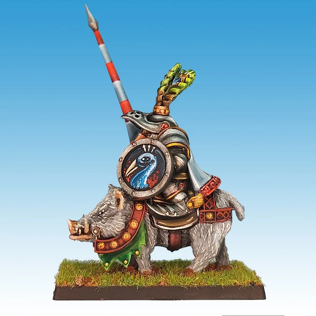 Dwarf Paladin on Boar - Image 3