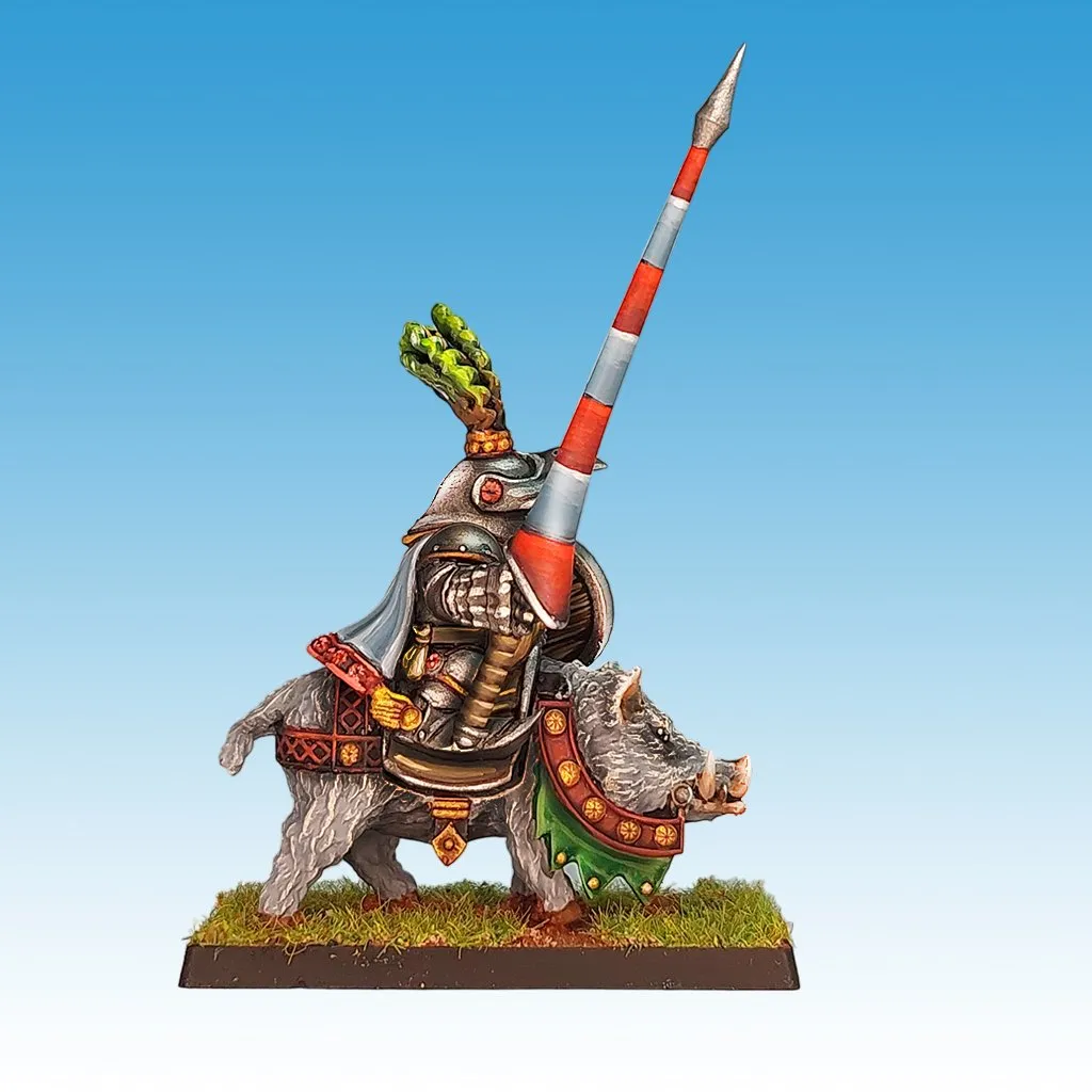 Dwarf Paladin on Boar - Image 2