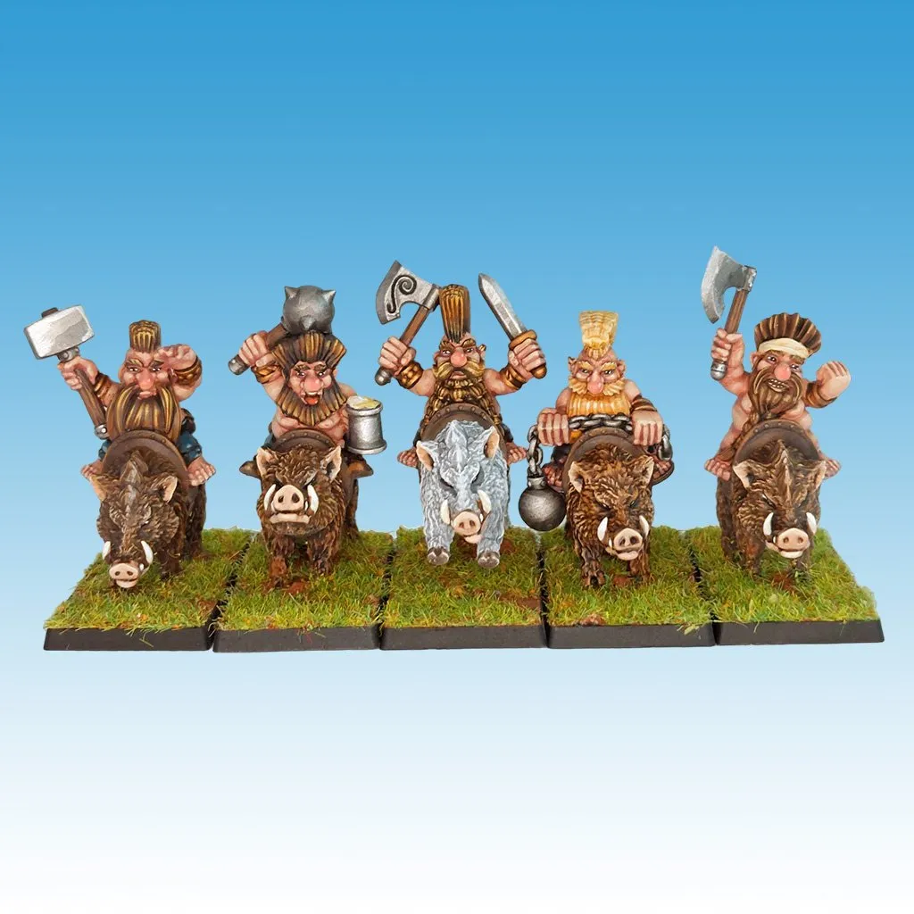 Dwarf Berserkers Riders